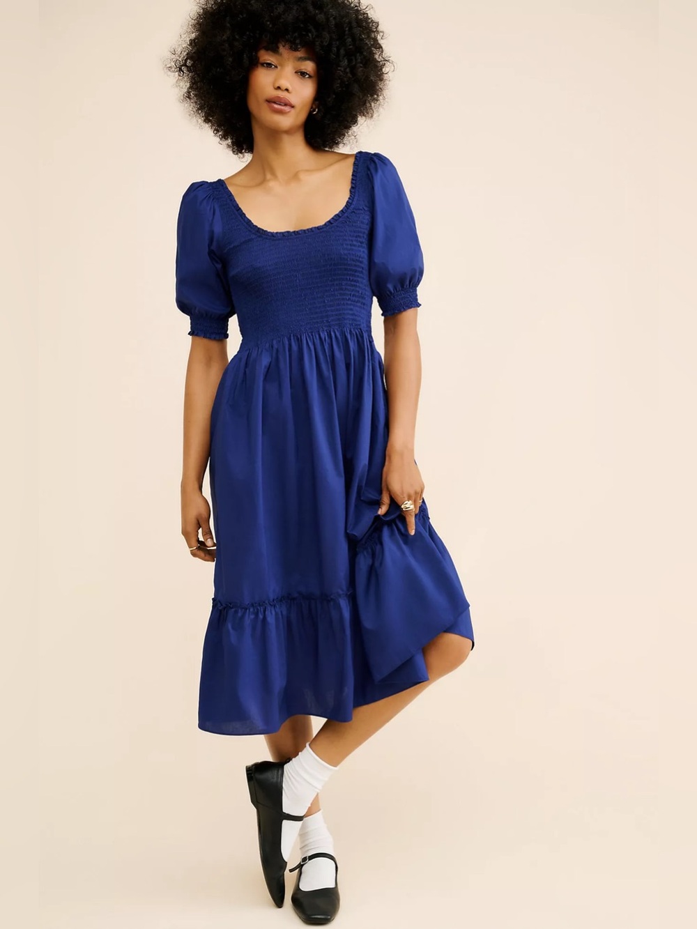 Hill House size xxl The Louisa Nap Dress navy blue midi